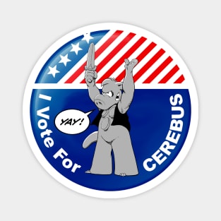 I Vote for Cerebus Magnet